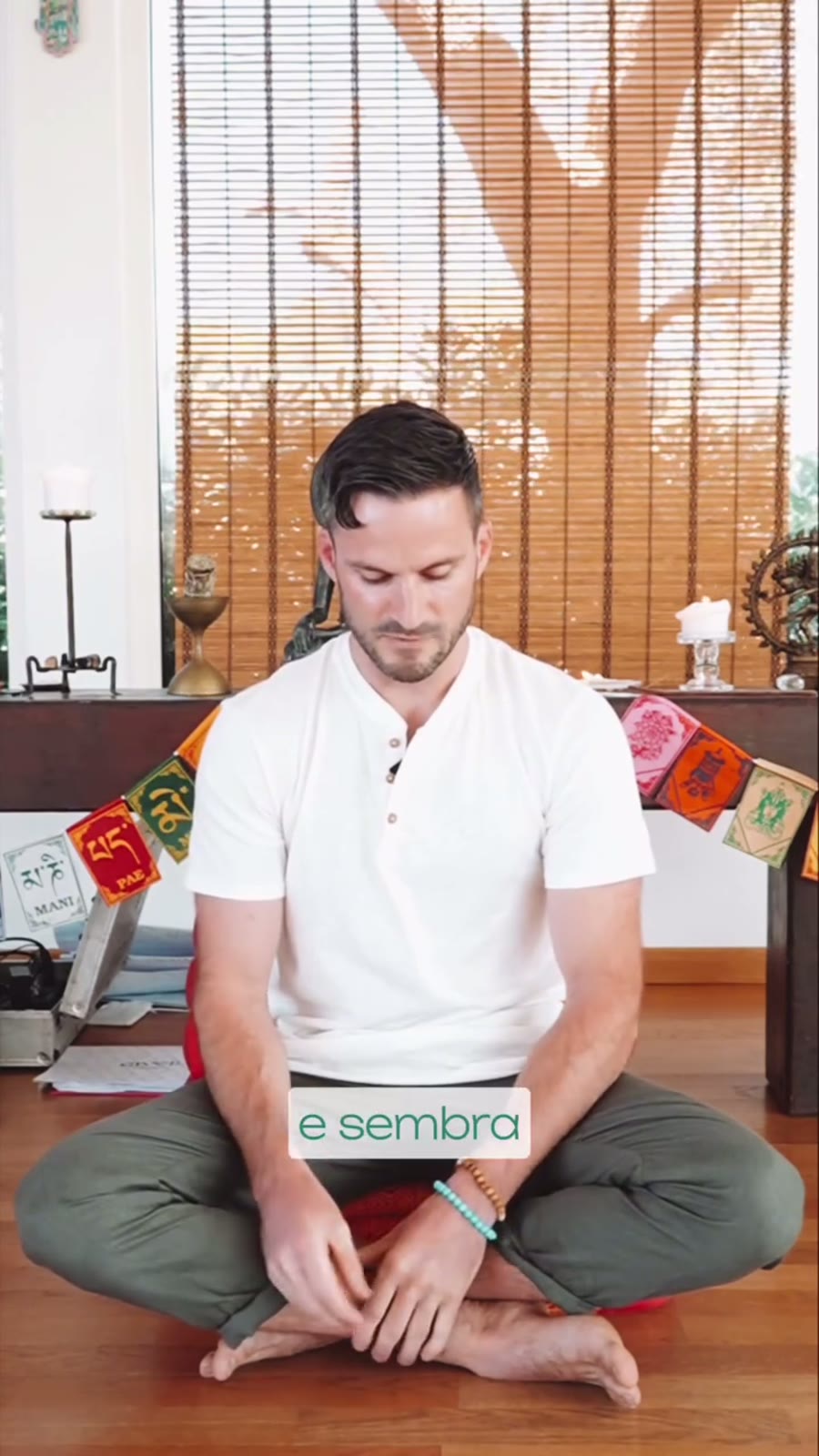 Rob describing the GIVER training and retreat held in Italy with Giada