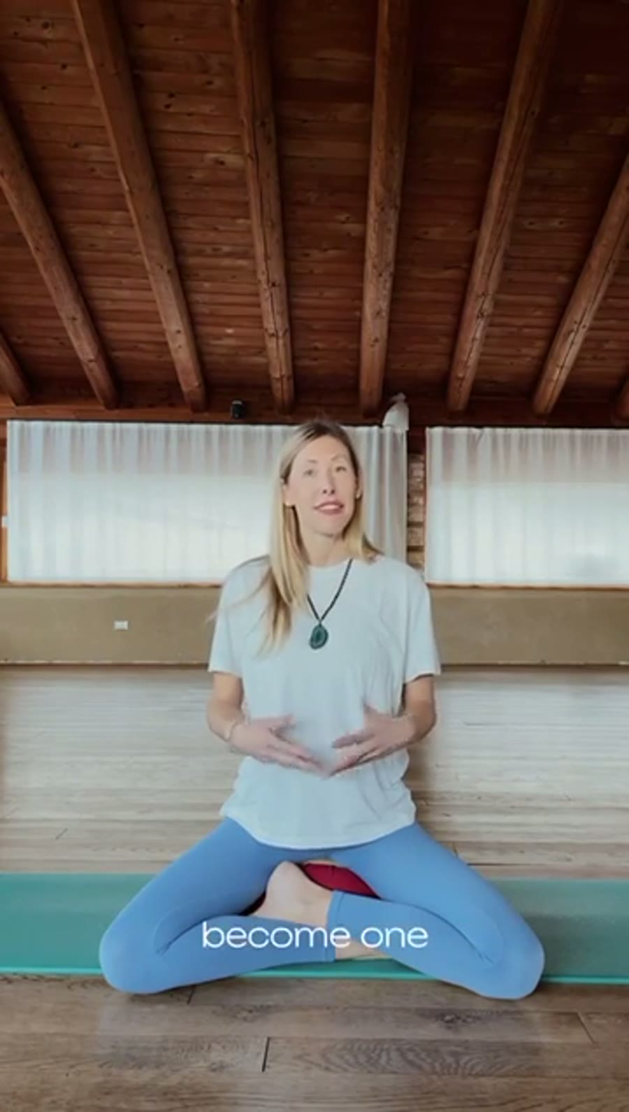 Valentina S., a yoga teacher, explaining why she chose the GIVER facilitator training